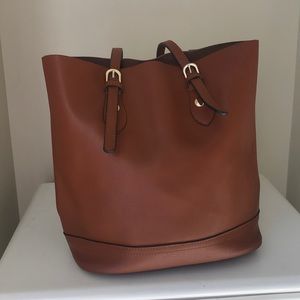 Brown leather Purse/Tote